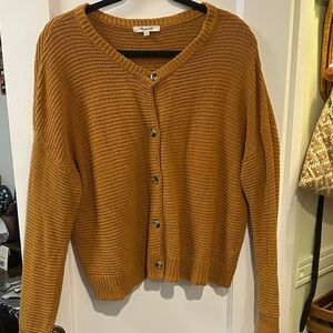 Madewell Golden Button-Up Cardigan